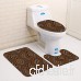 STARKWALL Honlaker 3pcs/Set Européen Motifs Géométriques Toilettes Tapis De Bain Tapis Antidérapant Salle De Bain Tapis De Toilette + Couverture B - B07SBZQLJK